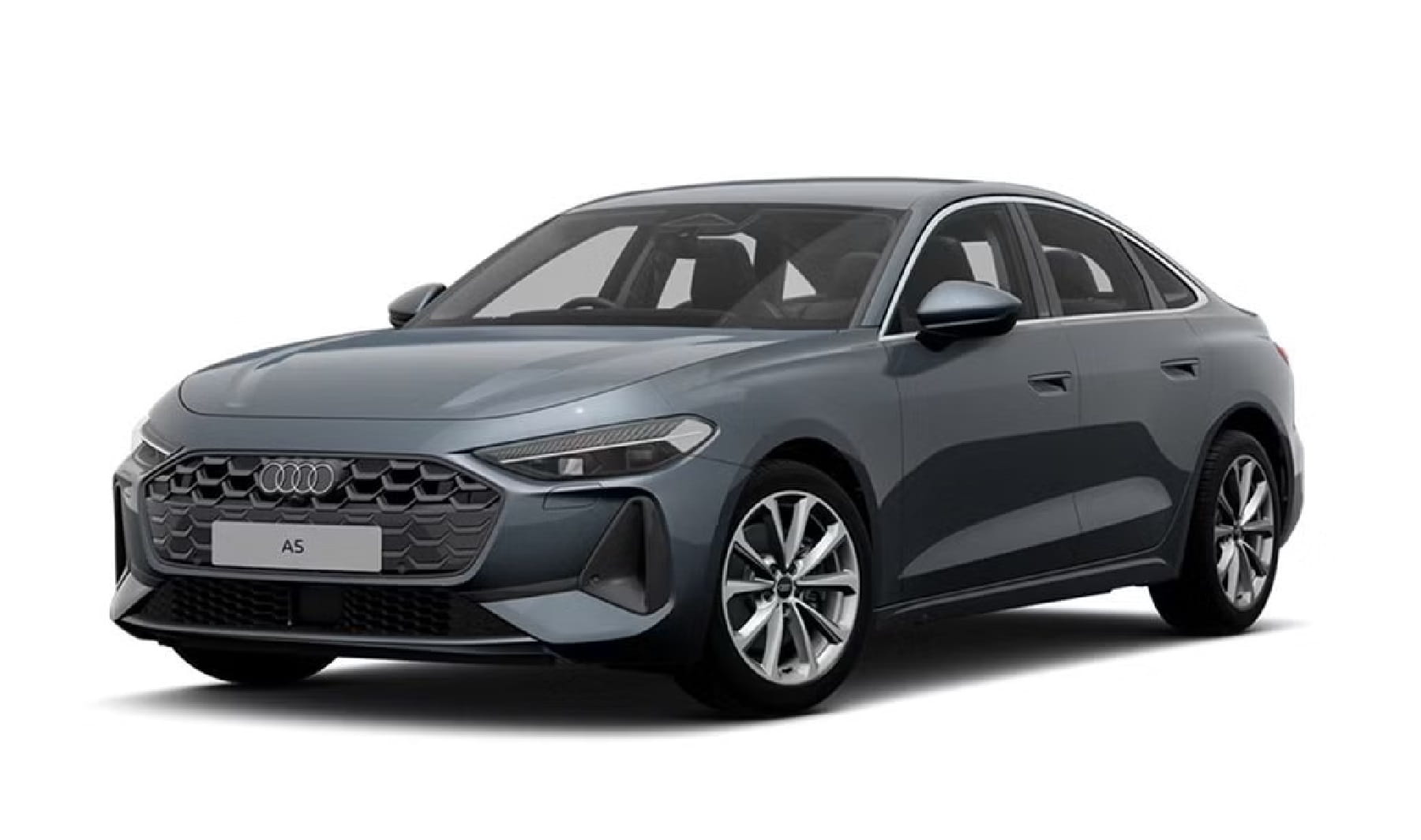 Audi A5 Saloon car in grey